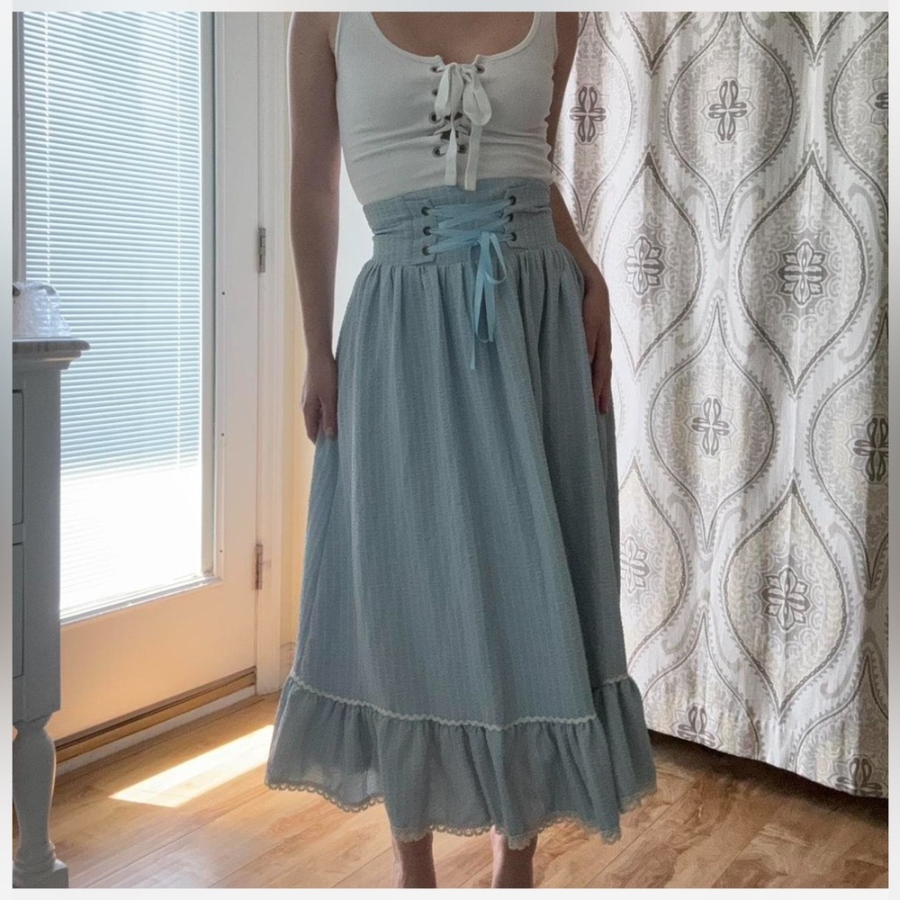 Prairie Lace Up Skirt
